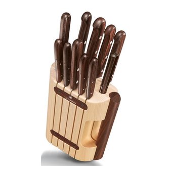 Набор ножей Victorinox Wood (5.1150.11) 11шт с подставкой дерево 