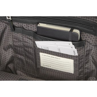  Рюкзак Moleskine Classic Leather ET74UBKBK черный натур.кожа 