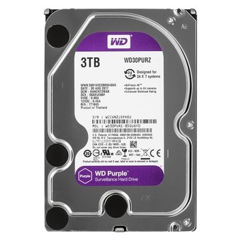  Жесткий диск WD Purple WD30PURZ, 3ТБ 