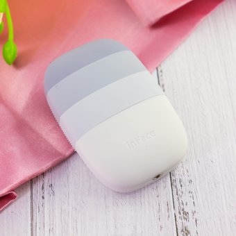 Аппарат для чистки лица Xiaomi in face Electronik Sonic Beauty Facial Gray 