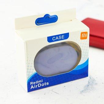  Чехол силиконовый для AirDods Redmi серый (46) 