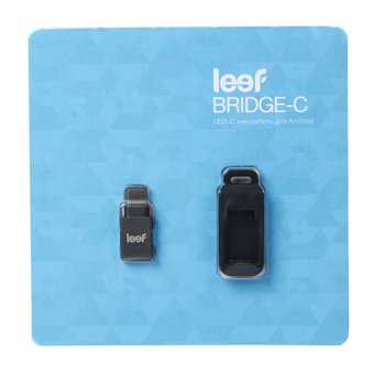  USB-флешка Leef LBC000KK128R1 Bridge-C, 128 Гб, OTG USB 3.1 gen.1 & USB Type-C 