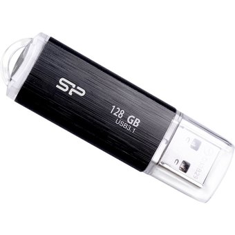  USB-флешка Silicon Power SP128GBUF3B02V1K Blaze B02 128Gb , USB 3.1, Черный 