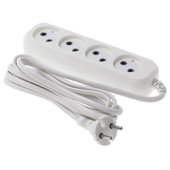  Сетевой удлинитель Buro BU-PSL4.3/W 3м (4 розетки) белый (пакет ПЭ) 
