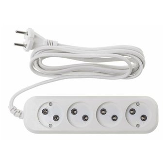  Сетевой удлинитель Buro BU-PSL4.3/W 3м (4 розетки) белый (пакет ПЭ) 
