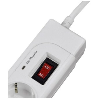  Сетевой удлинитель Hama H-121939 1.5м (4 розетки) белый (коробка) 