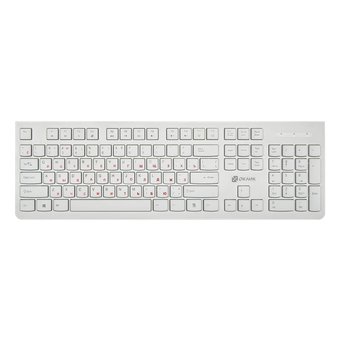  Клавиатура Oklick 505M белый KW-1820 White 