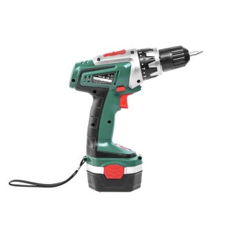  Дрель-шуруповёрт Hammer Flex ACD122 черный/зеленый 
