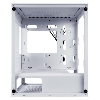  Корпус 1STPLAYER Firebase X3-M X3-M-WH-4F1-W White mATX TG 4x120mm LED fans inc 