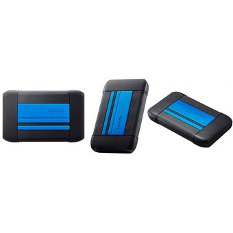  Внешний HDD 2.5" 2TB Apacer AC633 (AP2TBAC633U-1) USB 3.1 Gen 1, USB 3.1 Gen 1 Portable Hard Drive AC633 2TB Blue Color box, RTL 