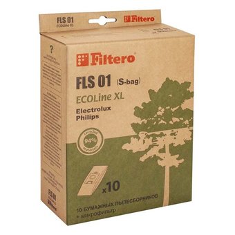  Бумажные пылесборники Filtero FLS 01 ECOLine (S-bag) (10+фильтр) 