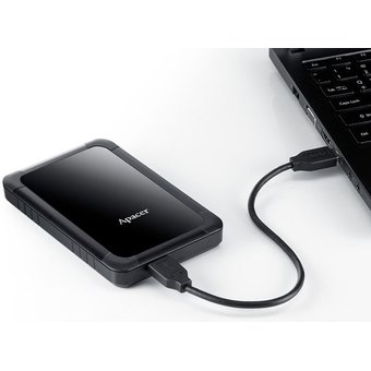  Внешний HDD 2.5" 2TB Apacer AC532 (AP2TBAC532B-1) USB 3.1, Shockproof, Win/Mac/Linux, Black, Retail 