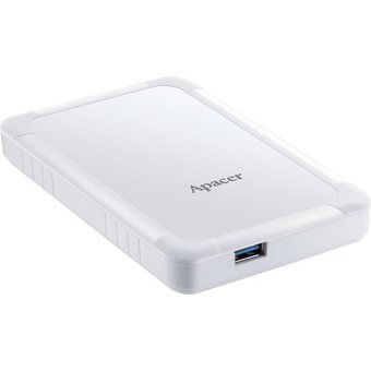  Внешний HDD 2.5" 2TB Apacer AC532 (AP2TBAC532W-1) USB 3.1, Shockproof, Win/Mac/Linux, White, Retail 
