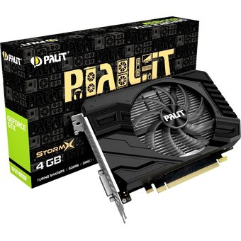  Видеокарта Palit GeForce GTX 1650 Super StormX OC (NE6165SS18G1-166F) 