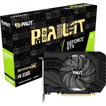  Видеокарта Palit GeForce GTX 1650 Super StormX OC (NE6165SS18G1-166F) 