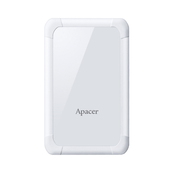  Внешний HDD 2.5" 2TB Apacer AC532 (AP2TBAC532W-1) USB 3.1, Shockproof, Win/Mac/Linux, White, Retail 