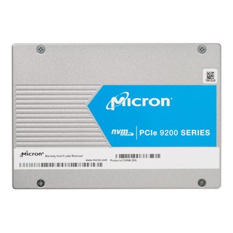  SSD Micron 9200 MAX 6.4TB MTFDHAL6T4TCU-1AR1ZABYY, NVMe U.2 Enterprise Solid State Drive 