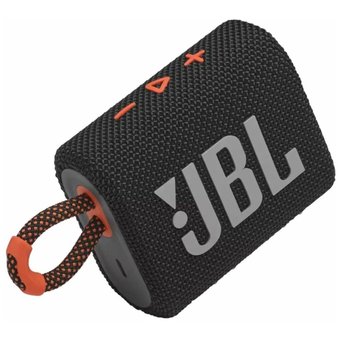  Акустическая система JBL GO 3 Black/Orange JBLGO3BLKO 