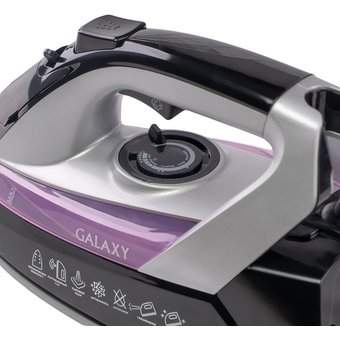  Утюг GALAXY GL 6128 черно/фиолетовый, 2200Вт 