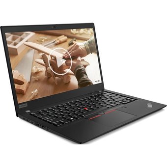  Ноутбук Lenovo ThinkPad T490s 20NX007ART i7 8565U/16Gb/SSD512Gb/Intel UHD Graphics 620/14"/IPS/FHD/4G/Win10 Pro 64/black 