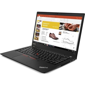  Ноутбук Lenovo ThinkPad T490s 20NX007ART i7 8565U/16Gb/SSD512Gb/Intel UHD Graphics 620/14"/IPS/FHD/4G/Win10 Pro 64/black 