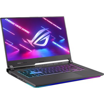  Ноутбук Asus ROG Strix G15 G513IE-HN083 (90NR0582-M004N0) Ryzen 7 4800H 16Gb SSD512Gb GeForce RTX 3050 Ti 4Gb 15.6" IPS FHD noOS grey 