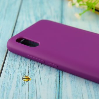  Чехол Silicone case для Xiaomi Redmi 9A фиолетовый (36) 