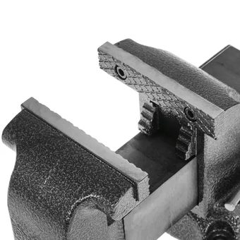  Тиски чугунные поворотные ЭГИР BERGER BG1336 с трубным зажимом и наковальней 100мм 