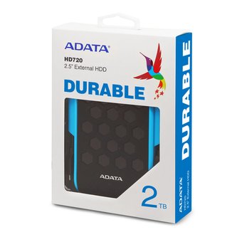  Внешний HDD A-Data USB 3.0 2Tb AHD720-2TU31-CBL HD720 DashDrive Durable (5400rpm) 2.5" синий 