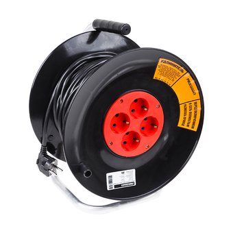  Удлинитель катушка с заземлением Perfeo Ru Power PF-B4681 50м 4гн с т/з 16А ПВС 3х1,5 IP44 (РБК16) 
