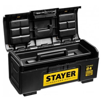  Ящики для инструментов STAYER Professional 38167-24 TOOLBOX-24 пластиковый 