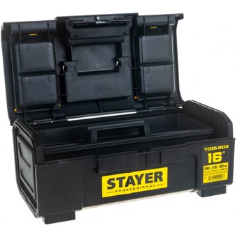  Ящики для инструментов STAYER Professional 38167-16 TOOLBOX-16 пластиковый 