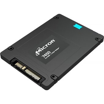  SSD Micron 7450 MAX (MTFDKCC12T8TFS-1BC1ZABYY) 12800GB, U.3(2.5" 15mm), NVMe, PCIe 4.0 x4, 3D TLC, R/W 6800/5600MB/s 