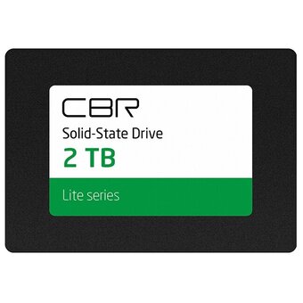  SSD CBR (SSD-002TB-2.5-LT22) серия "Lite", 2048 GB, 2.5", SATA III 6 Gbit/s, SM2259XT, 3D TLC NAND 