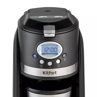  Кофеварка Kitfort КТ-797 черный/нерж 