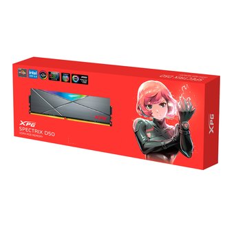  ОЗУ ADATA XPG Spectrix D50 RGB (AX4U36008G18I-ST50) 8GB DDR4 3600 DIMM Gaming Memory Non-ECC, CL18, 1.35V, RTL 