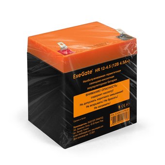  Аккумуляторная батарея ExeGate HR 12-4.5 (12V 4.5Ah, клеммы F2) 285637 