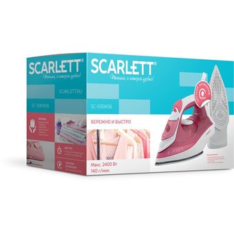  Утюг Scarlett SC-SI30K56 розовый 