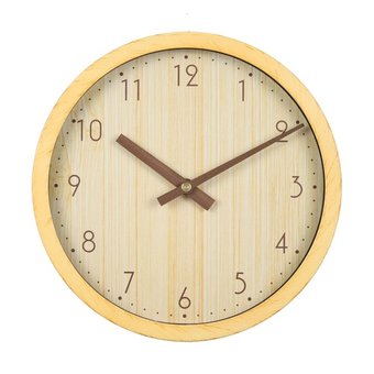  Часы настенные Бюрократ Wood WALLC-R60P D25.5см бежевый 