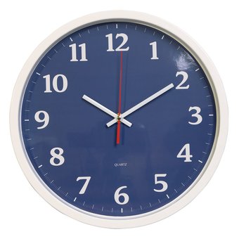  Часы настенные Бюрократ WallC-R66P D30см белый 