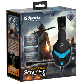  Наушники Defender Scrapper 500 Black/Blue (64501) 