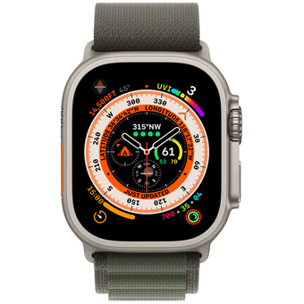  Смарт-часы Apple Watch Ultra A2859 49мм ремешок зеленый размер S (MNHQ3ZA/A) 