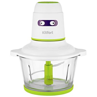  Измельчитель Kitfort КТ-3050-2 белый/салатовый 