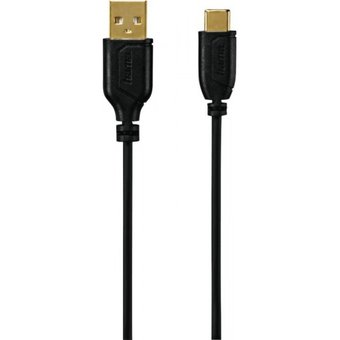  Дата-кабель Hama Flexi-Slim 00135784 USB Type-C USB A0.75м черный 