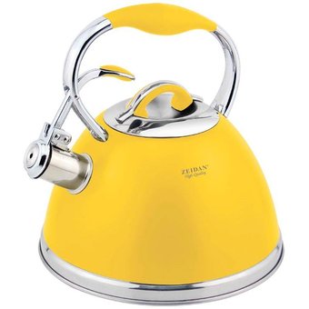  Чайник со свистком Zeidan Z-4283 желтый 