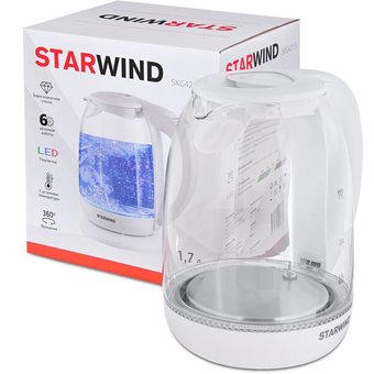  Чайник Starwind SKG4215 белый 