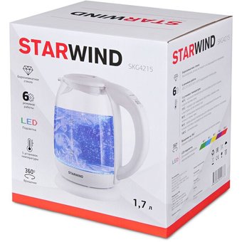  Чайник Starwind SKG4215 белый 