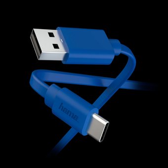 Дата-кабель Hama 00187229 USB Type-C USB A1м синий 