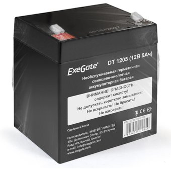  Аккумуляторная батарея ExeGate DT 1205 (12V 5Ah, клеммы F1) 285964 