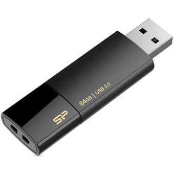  USB-флешка Silicon Power SP064GBUF3B05V1K Blaze B05 64Gb, USB 3.0, черный 